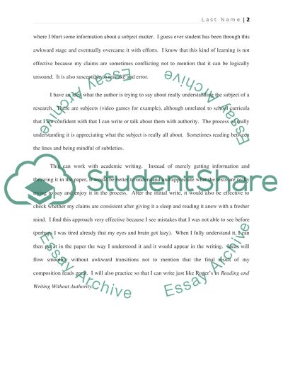 Reading and Writing Without Authority