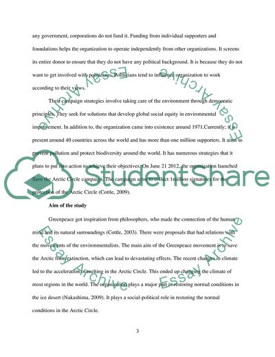 Greenpeace Save the Arctic Campaign