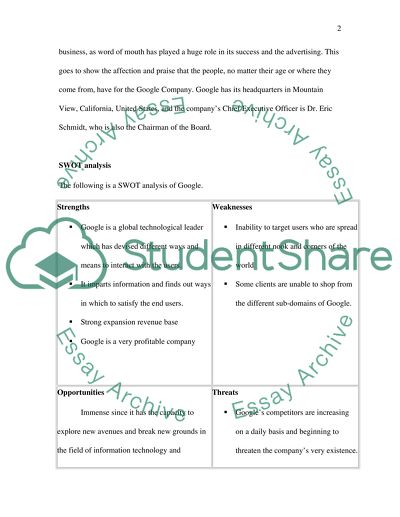Developing and Managing Sales for Google