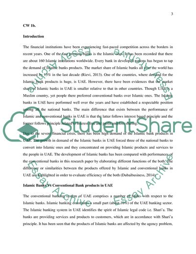Islamic Banks versus Conventional Bank Products in UAE