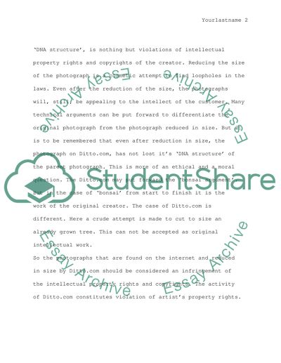 Protecting the Intellectual Rights and Copyrights