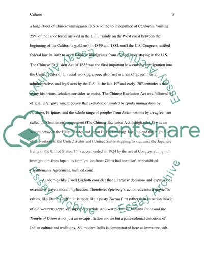 Cultural Imperialism in the Film Indiana Jones and the Temple of Doom