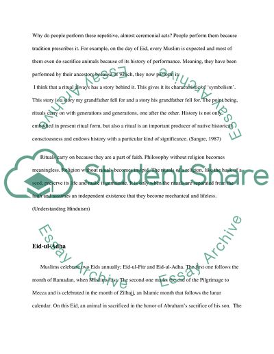 Torism, rituals and food