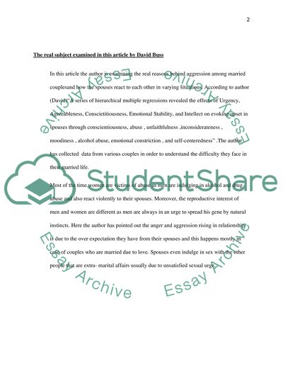 Conflict in Married Couples - Personality Predictors of Anger and Upset