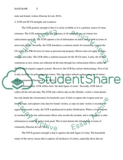 Studying Different Types of Rape