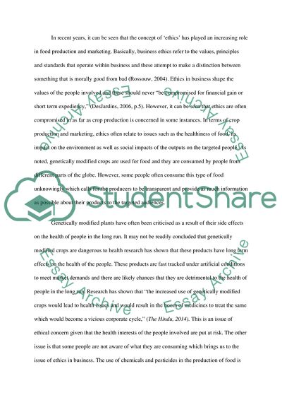 Genetically Modified Crop Plants