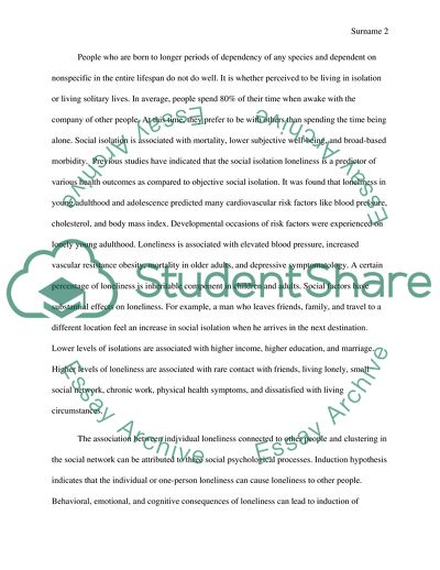 The Spread of Loneliness in Social Network