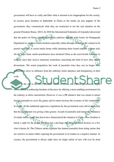 Freedom of Press Gone Too Far