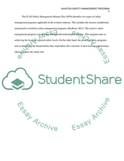 Aviation Safety Program Management