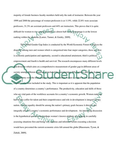 Gender-Related Issues in the Business Disciplines