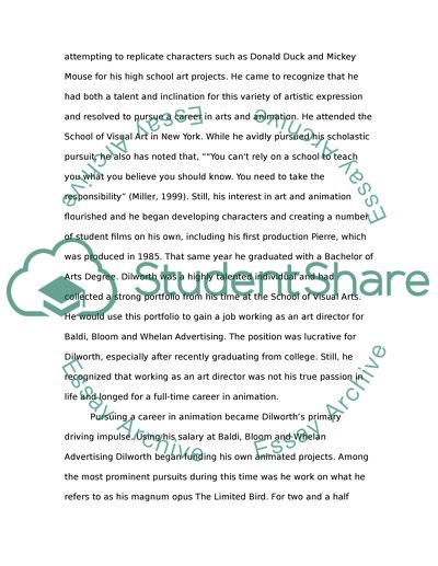 John R. Dilworth Animator