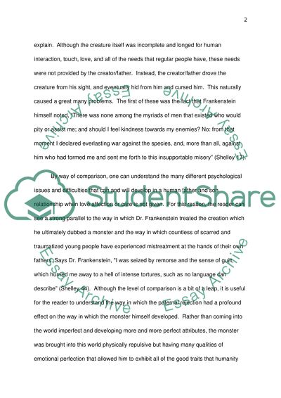 Analysis of Mary Shelleys Frankenstein