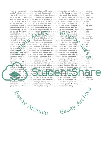 The Impact of Business Operations on the Environment