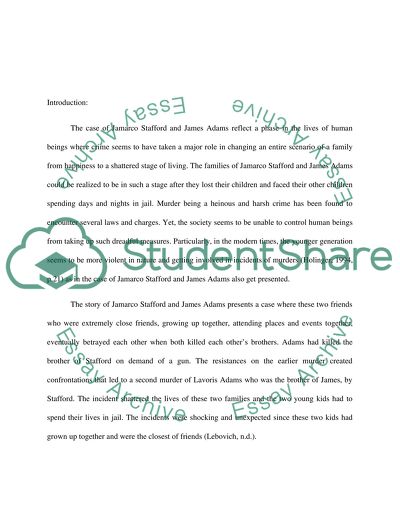 Criminal case of Florida vs Jamarco Stafford