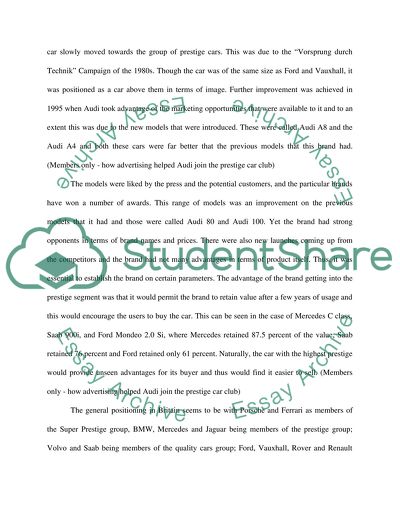 The New Audi Advertising Campaign