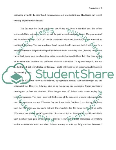 Competition in My Life