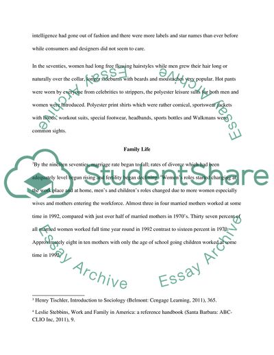 American Cultural History: 1970s