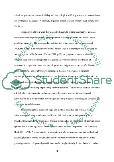 The Diagnostic Process in Mental Health
