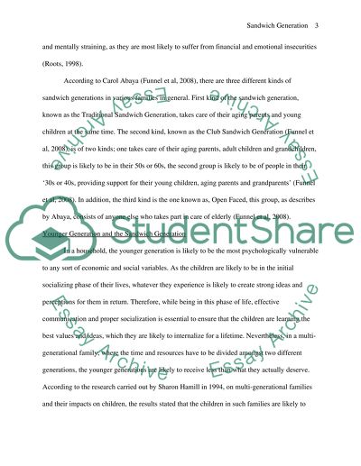 The sandwich generation