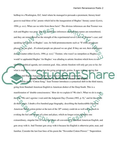 Harlem Renaissance poets