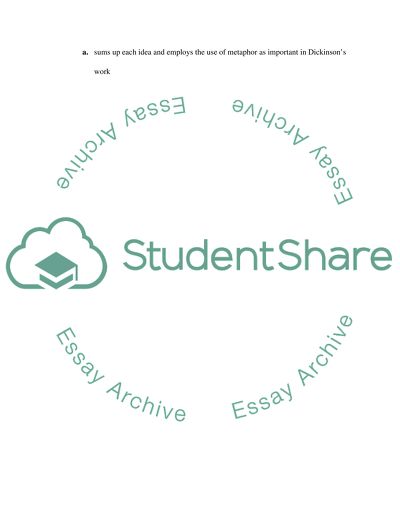 The Importance of Religion in Dickinsons Poems