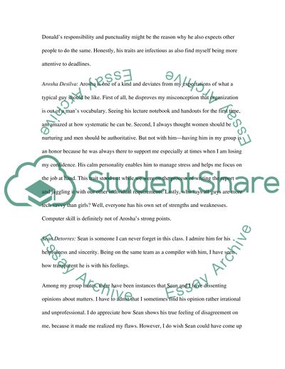 Classmates Evaluation
