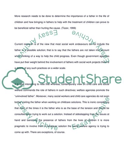 How Can Social Workers Ensure that They Engage Fathers in Their Work with Children