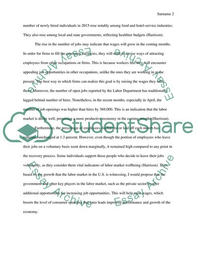 Assignment should be presented as a Journal opinion article. The article should be timely and address an economic issue of current interest to Wall Street Journal readers. Read several articles in the Op Ed section of the Wall Street Journal for referenc
