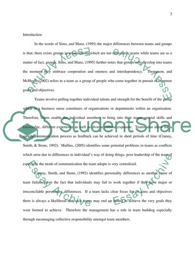 How Do Teams Differ from Groups at Work