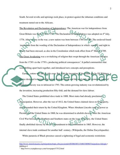 American View of Slavery from 1790 to 1820s