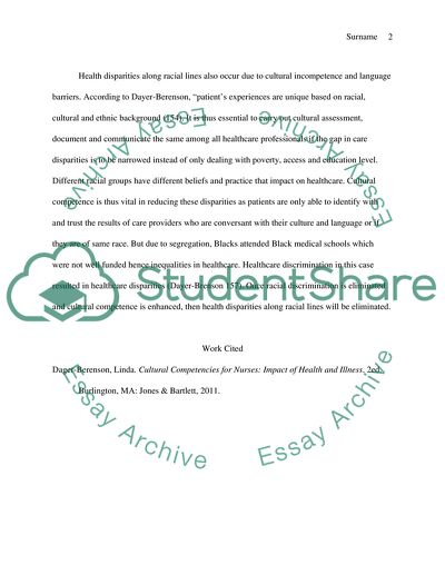 What are some reasons for health and socioeconomic disparities along racial lines