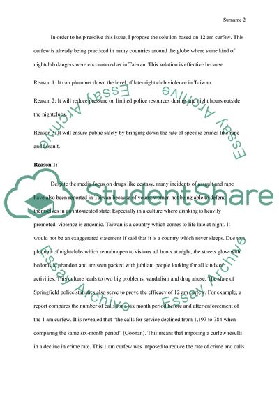 Security problem in Taiwan