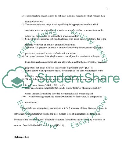 Summary of thr research paper