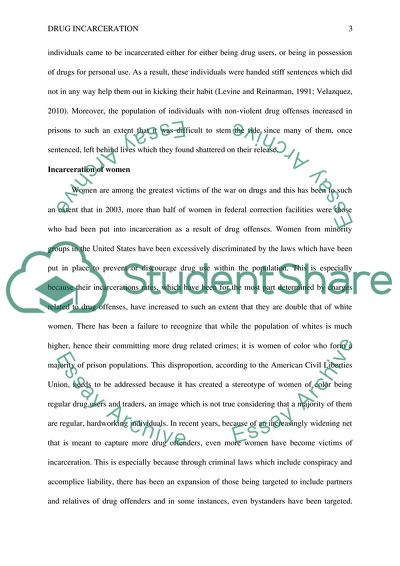 Drug Incarceration, Failure of War on Drugs