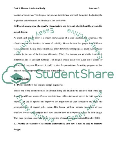 Human Attributes Study