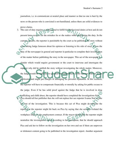 Explaining how each of the following situations would be resolved by the courts