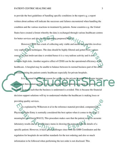 Patient-Centric Healthcare