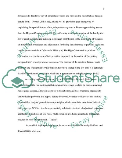 Common Law vs Civil Law