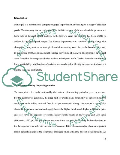 The Essentials Of Cost And Managerial Accounting