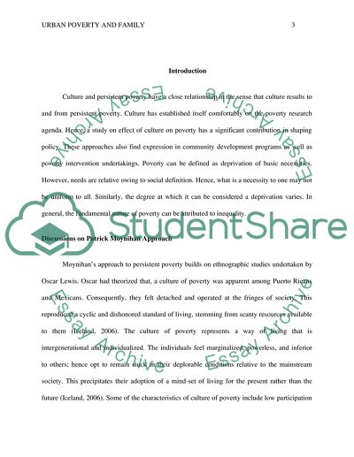 Moynihan, Rector, and Jennings Views on Persistent Misery