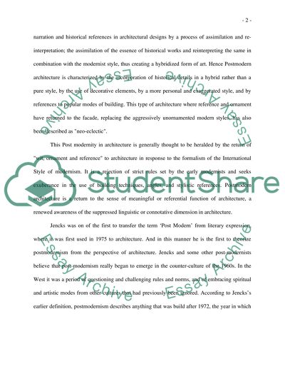 Charles Jencks and Postmodernism