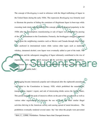 Bootlegging: The Great Gatsby