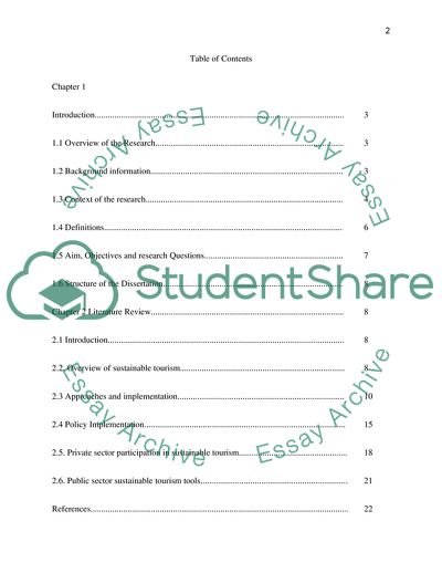 Sustainable Tourism in London City