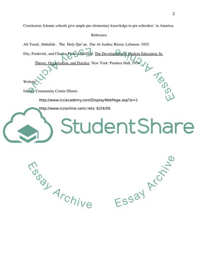 Islamic Schools and Islam in America