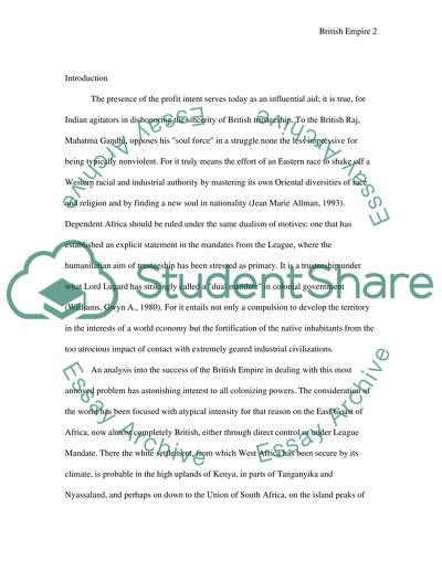 How did the British Empire Understand and Try to Combat Violent Nationalism