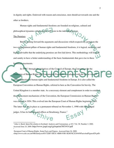 General concept of Human Rights