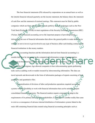 Management accounting and financial accounting