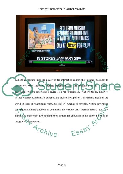 Serving Customers in Global Markets