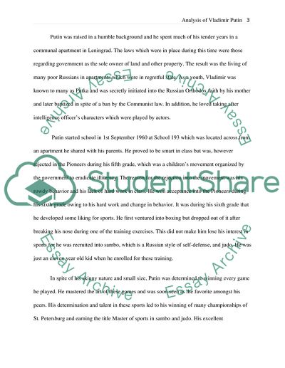 Putins Administration Policies on Russias Economic Revival