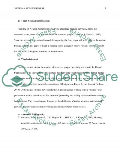 Homeless essay summary
